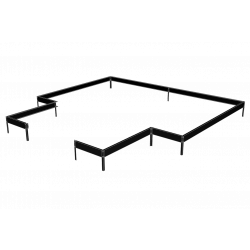 ROYAL WELL Fundering Garden Room 129, zwart gecoat