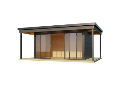 Lasita Maja Tuinhuis Domeo 4 Loggia Carbongrey/Anthracite