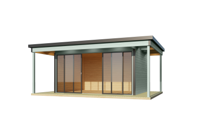 Lasita Maja Tuinhuis Domeo 4 Loggia Glaciergreen/Anthracite