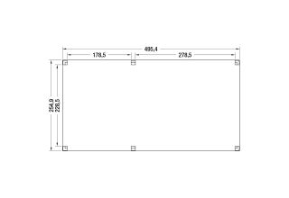 Outdoor Life Douglas Overkapping 500x250 A-Sym