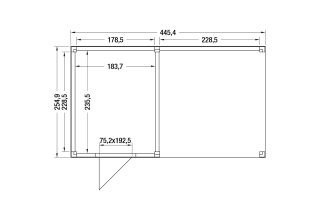 Outdoor Life Douglas Tuinhuis ZR-450x250