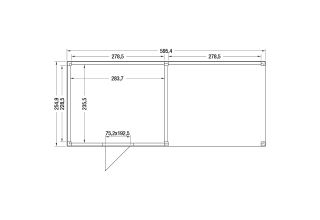 Outdoor Life Douglas Tuinhuis ZR-600x250