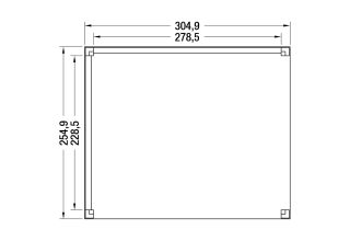 Outdoor Life Douglas Overkapping Z-ZR 300x250