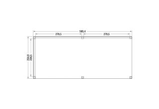 Outdoor Life Douglas Overkapping Z-ZR 600x250