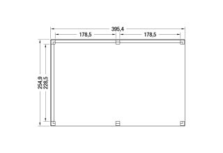 Outdoor Life Douglas Overkapping Z-ZR 400x250