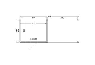 Outdoor Life Douglas Tuinhuis ZR-650x250