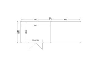 Outdoor Life Douglas Tuinhuis HR-700x250