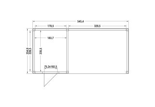 Douglas Tuinhuis HR-550x250 A-Sym/1