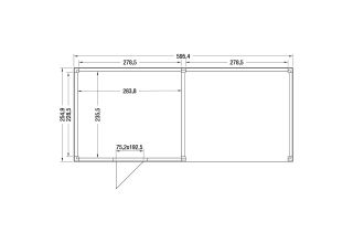 Outdoor Life Douglas Tuinhuis HR-600x250