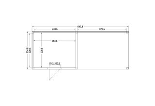 Outdoor Life Douglas Tuinhuis HR-650x250