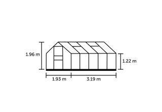 ROYAL WELL Tuinkas Popular 106, PC 4mm/1