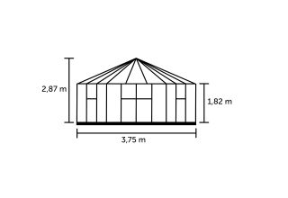 ROYAL WELL Prieel Atrium 9,0 VG 3mm/1 PC 6mm/1