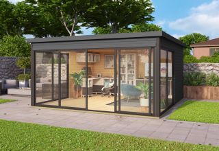 Lasita Maja Tuinhuis Domeo 5 Carbongrey/Anthracite