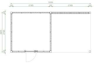 De Hoeve Aluminium Tuinhuis Allure